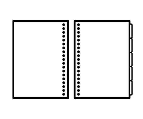 お好きなバインダーや豊富なアクセサリーと組み合わせて自由にカスタマイズできるルーズリーフダイアリー