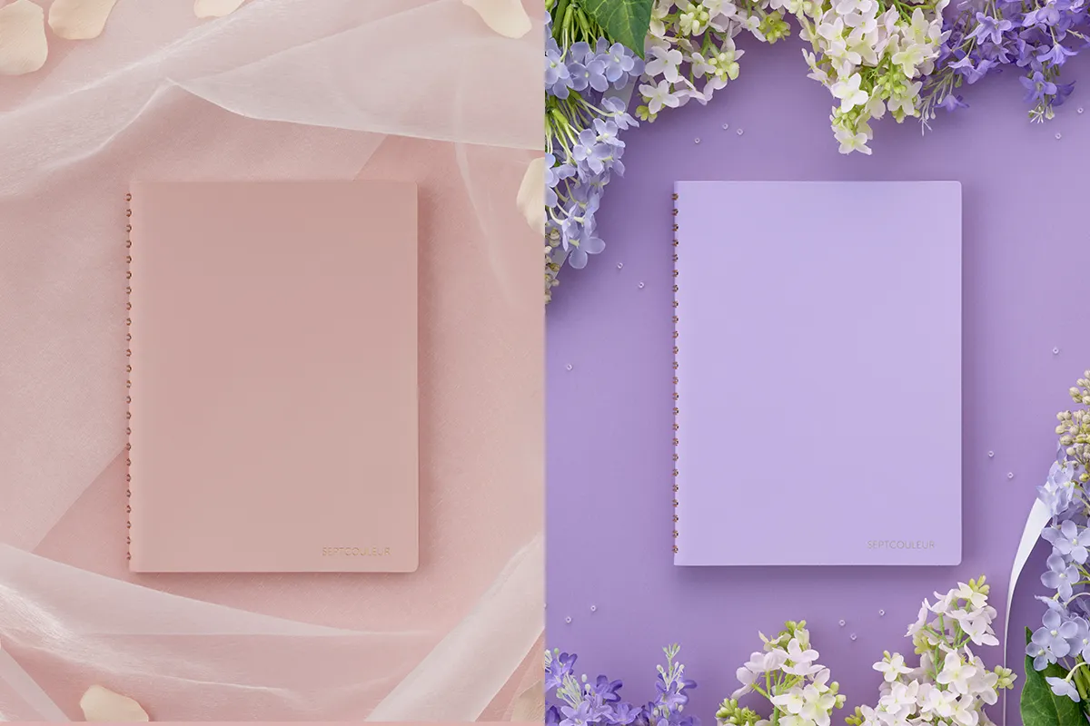 6年ぶりに定番カラーをリニューアル!自然体で生きていくあなたを応援するノート『セプトクルール』 6年ぶりに定番カラーをリニューアル!自然体で生きていくあなたを応援するノート『セプトクルール』